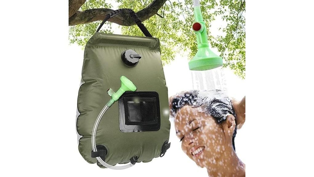20l portable solar shower