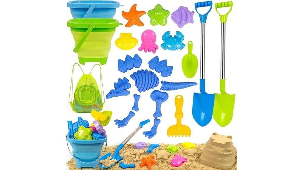 22 piece beach sand toys