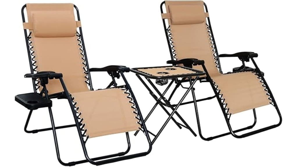 adjustable outdoor zero gravity recliners