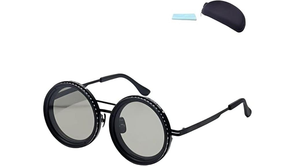 adjustable polarized round sunglasses