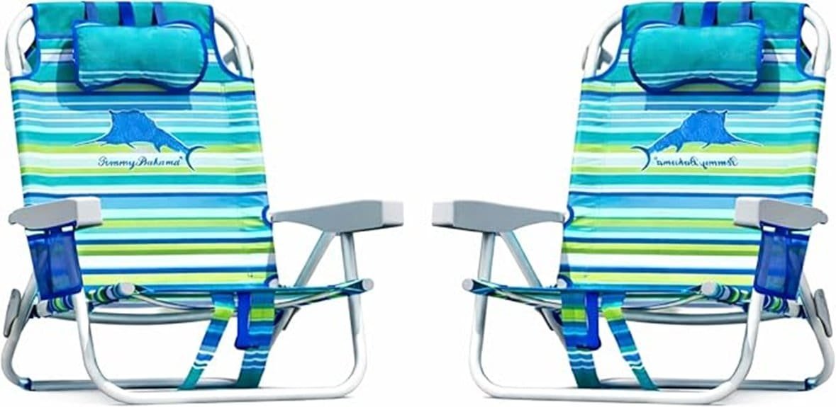 adjustable tropical beach lounger