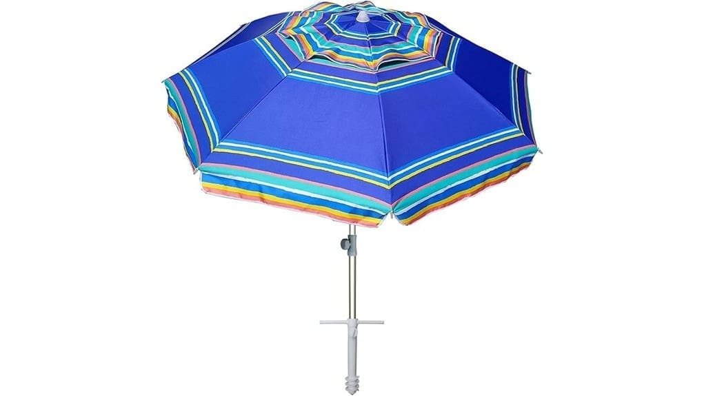 ammsun 7ft heavy duty beach umbrella