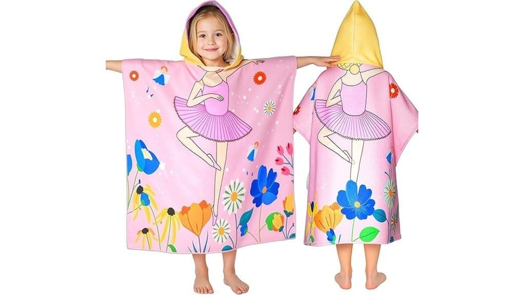 ballet backpack hooded towels