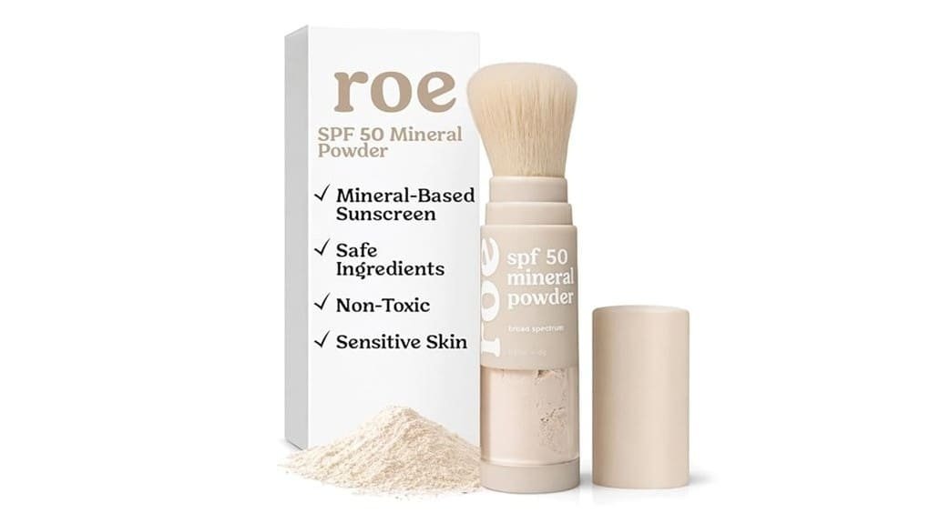 brush on mineral spf50 sunscreen