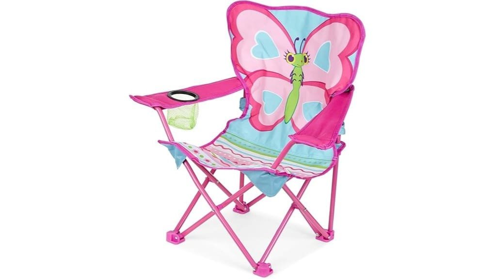 children s colorful butterfly chair