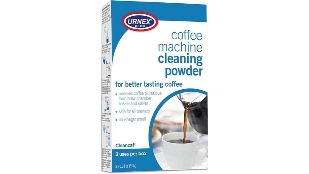 coffee machine backflushing powder