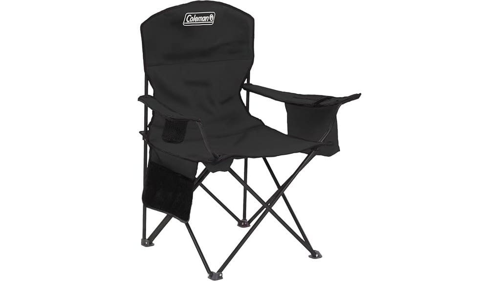 coleman chair with cooler