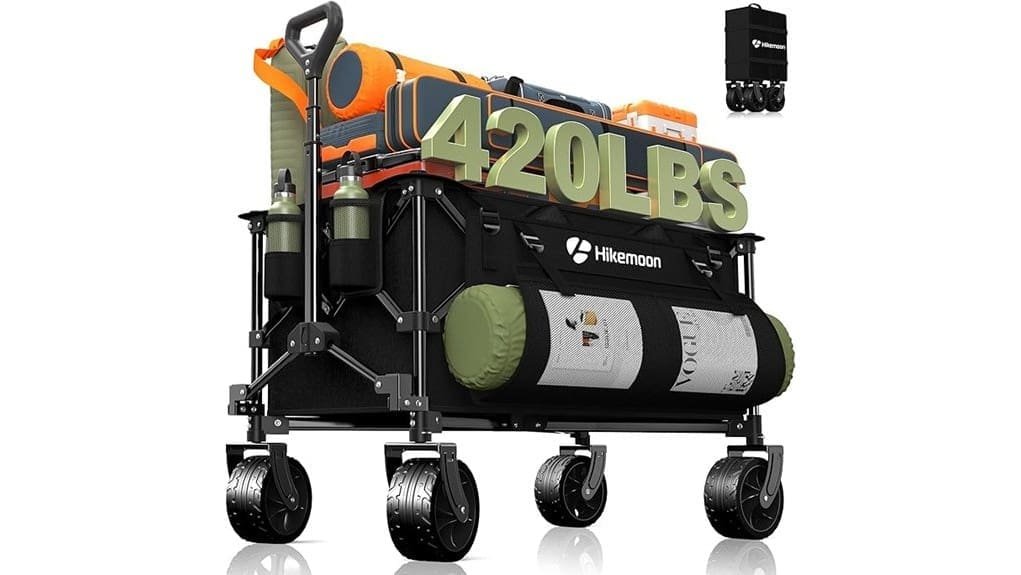 collapsible 150l foldable wagon