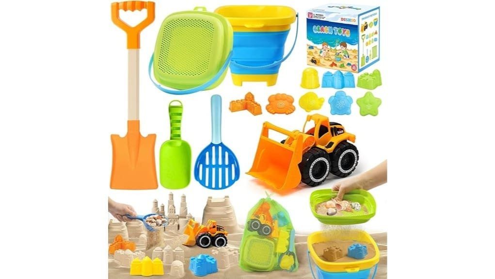 collapsible beach sand toyset