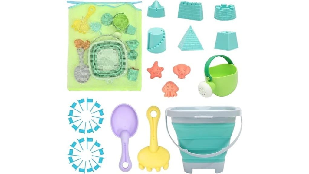 colorful durable beach playset