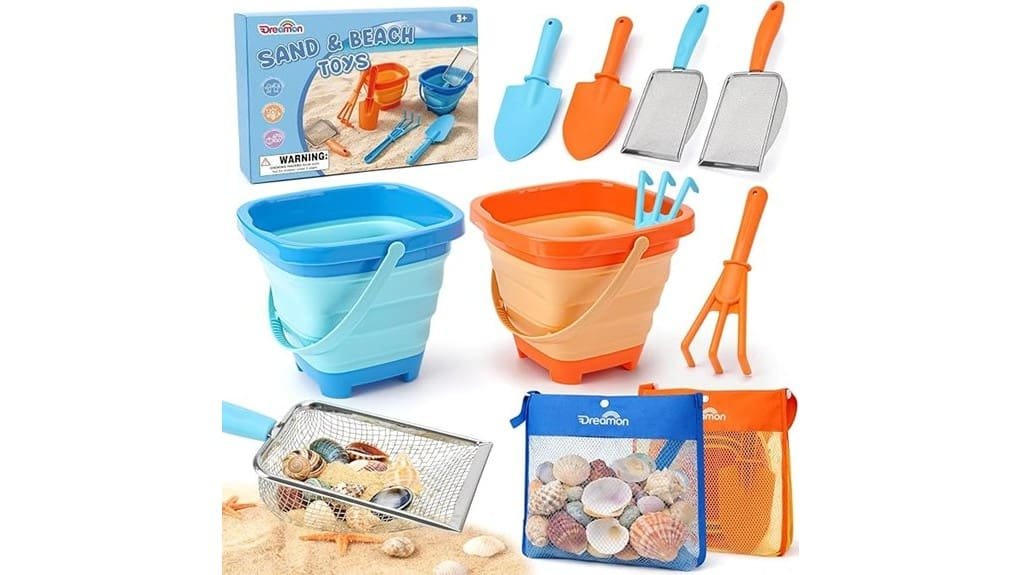 colorful sturdy sand playset