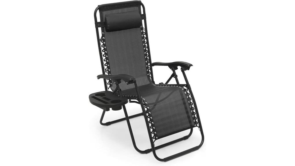 comfortable reclining ergonomic outdoor chair