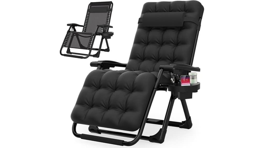 comfortable reclining outdoor lounge chair