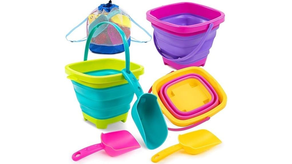 compact collapsible camping bucket