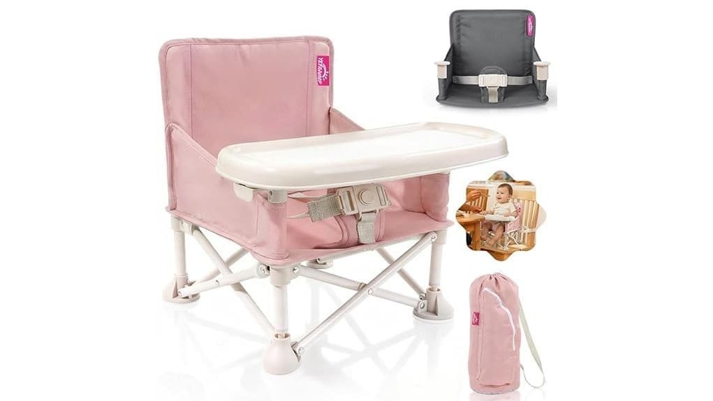 compact foldable travel booster seat