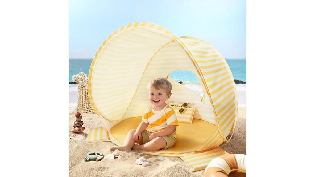 compact infant beach shade tent