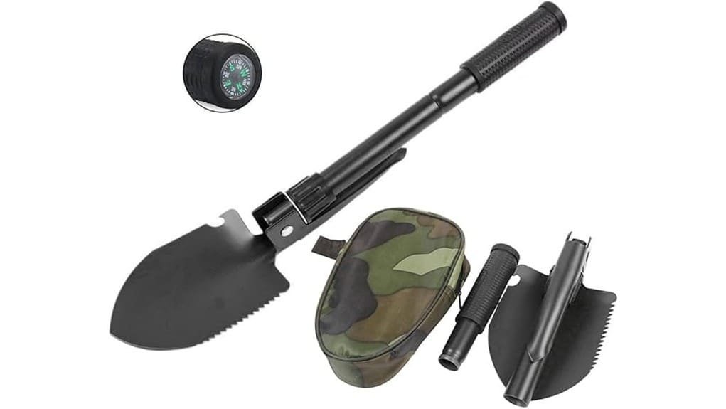 compact military folding shovel