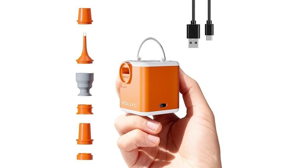 compact rechargeable inflatable pump