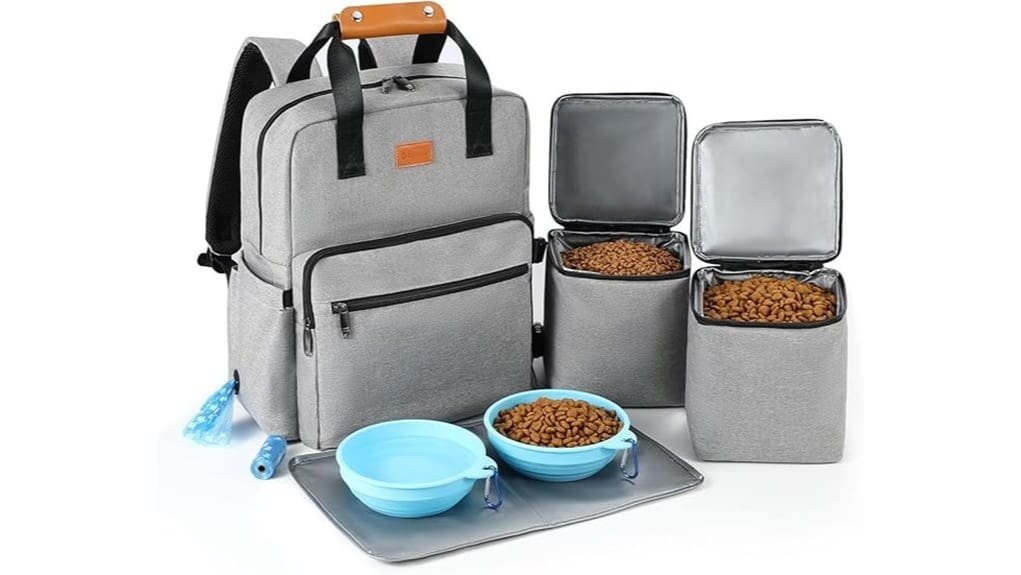 compact waterproof pet travel bag