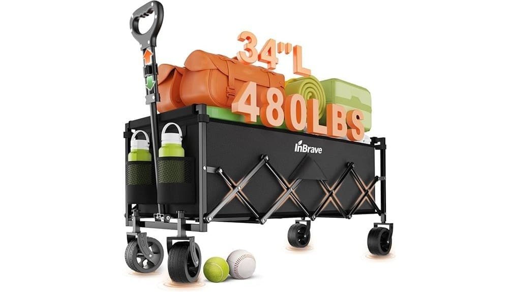 extra long collapsible wagon review