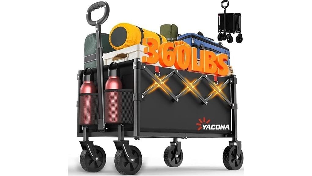 foldable lightweight wheeled shopping cart