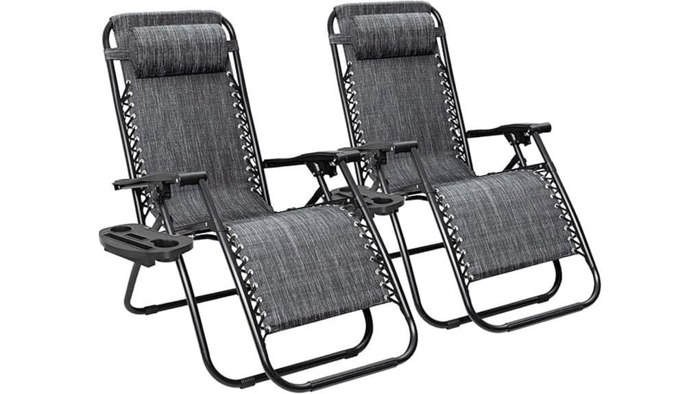 foldable reclining outdoor loungechair