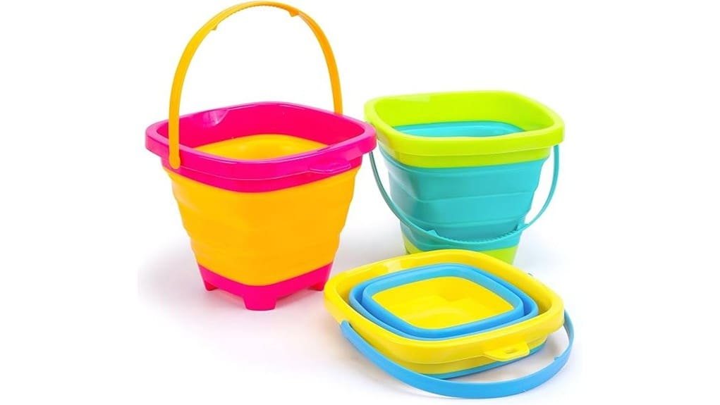 foldable three pack utility buckets