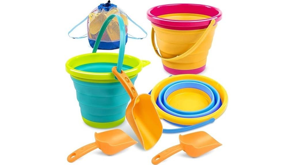 foldable three pack utility buckets