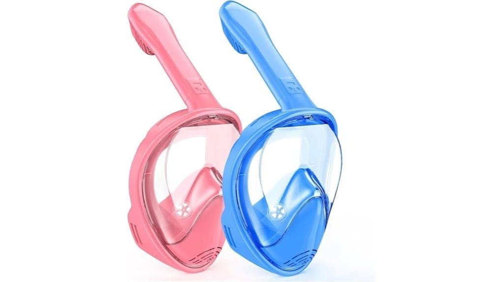full face kids snorkel mask
