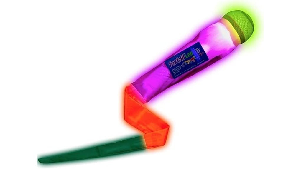 glowing foxtail led catch