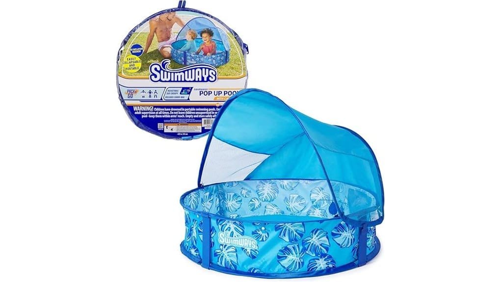 inflatable above ground pop up pool