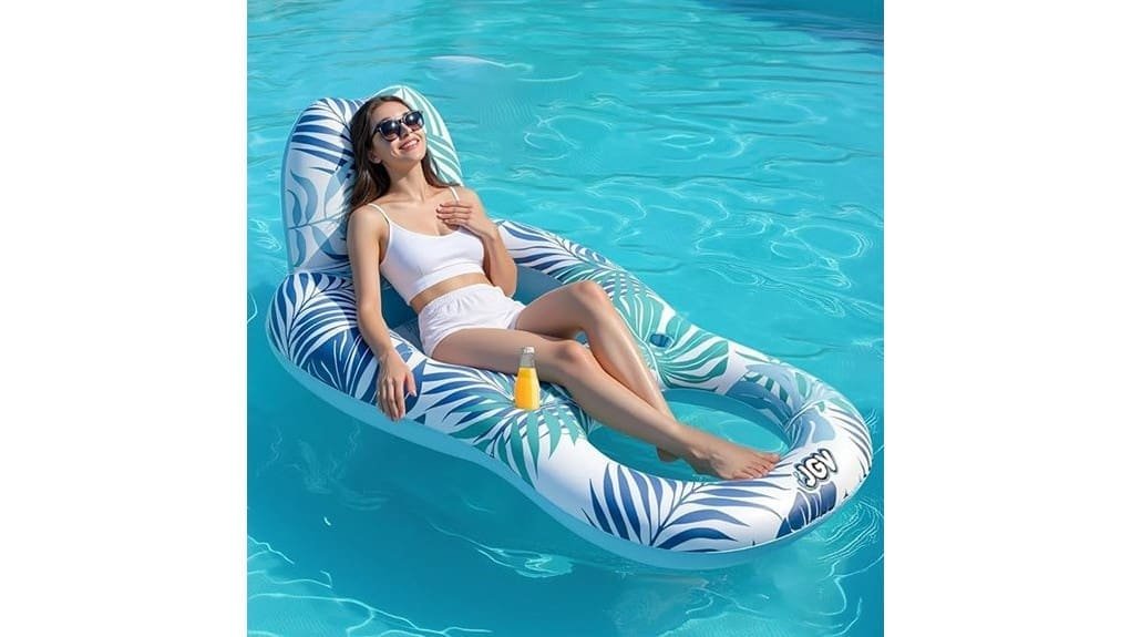 inflatable adult pool lounge