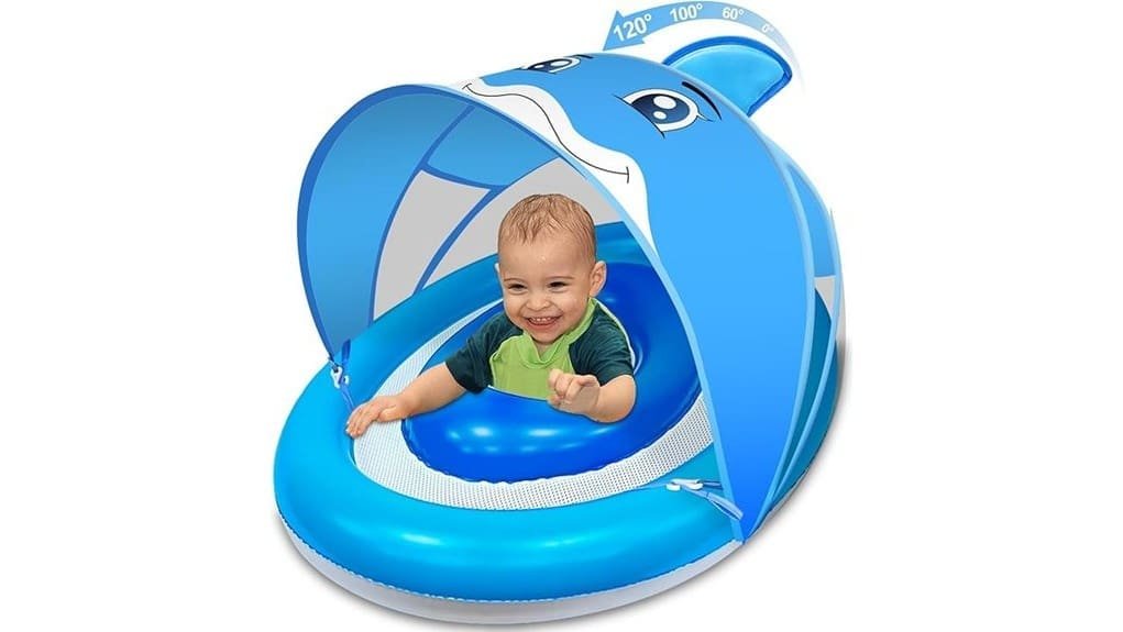 inflatable dolphin baby float