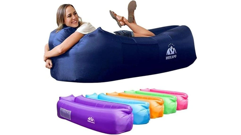 inflatable portable outdoor lounge