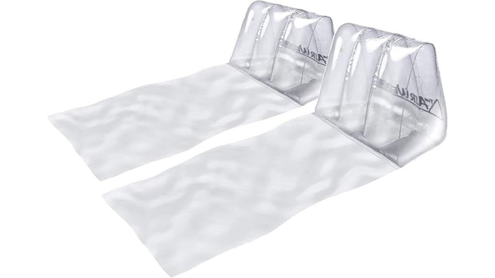 inflatable two pack beach chairs