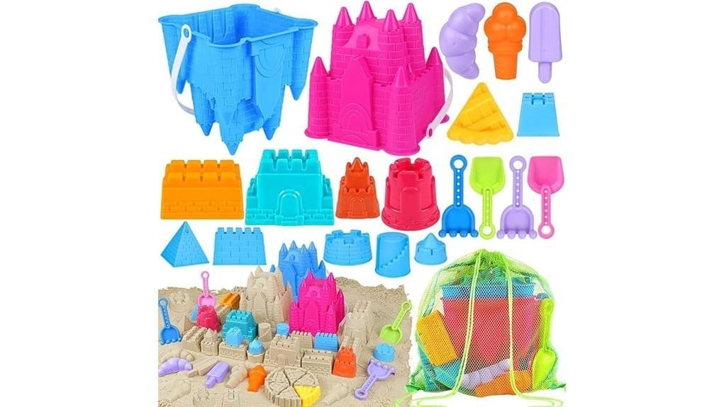 kids colorful beach sand toys