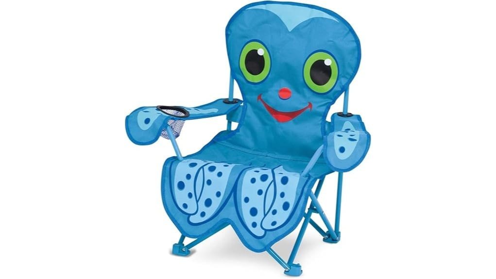 kids folding octopus beach chair