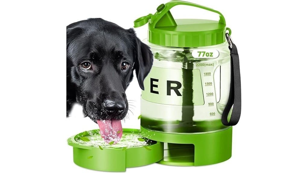 large 77oz collapsible travel bowl