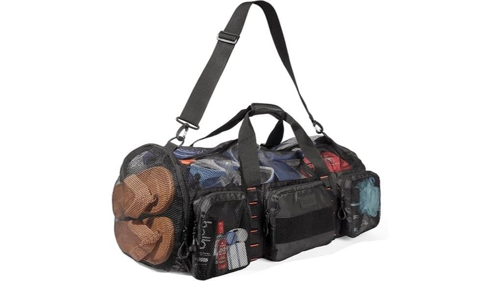 large breathable 90l duffle