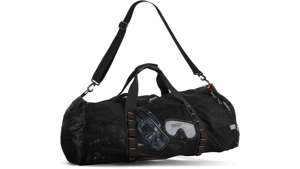 large breathable gym duffle