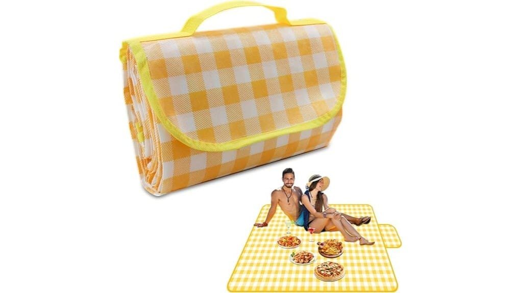 large waterproof 80 60 picnic blanket