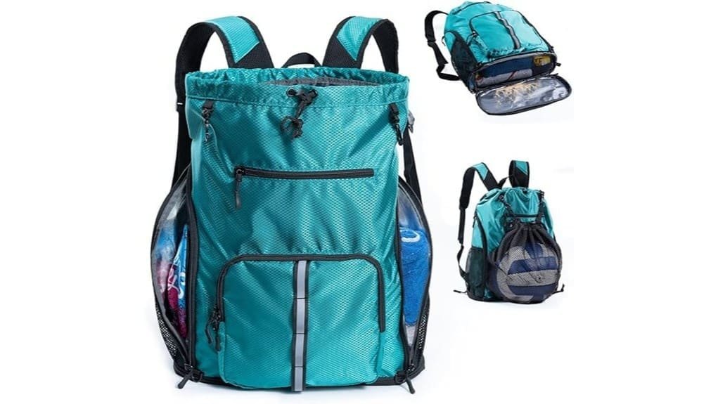 large waterproof sandproof beach backpack