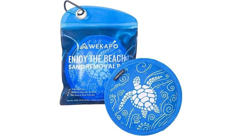 leaves sand off skin