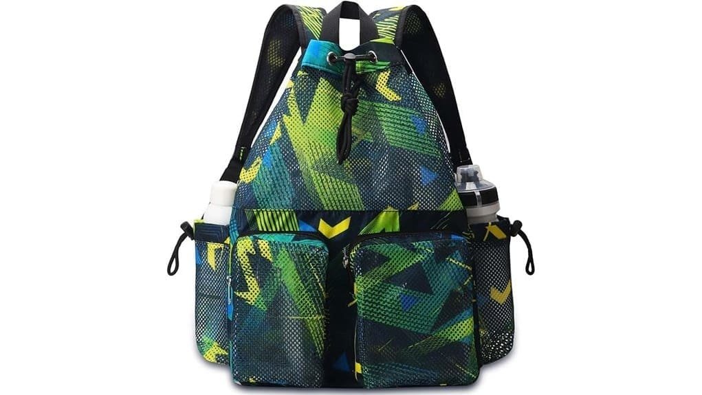 lightweight breathable mesh swim bags