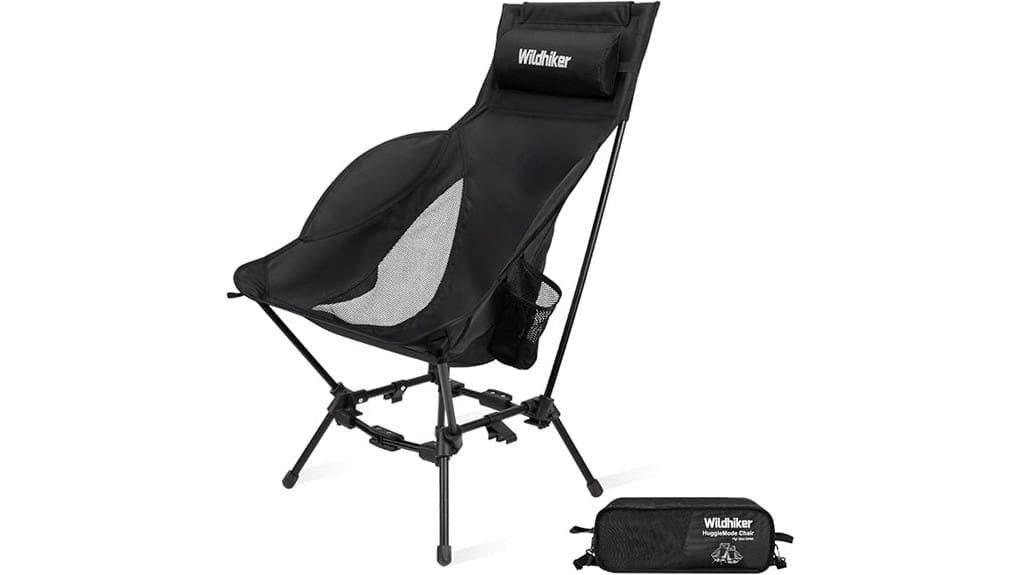 lightweight compact high back chair