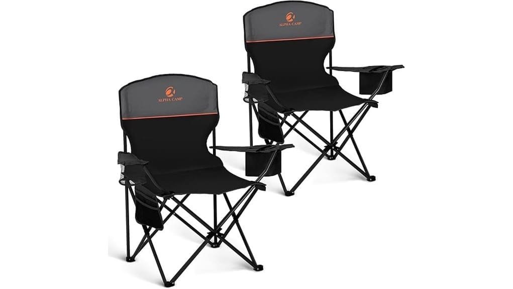 lightweight foldable dual chairs