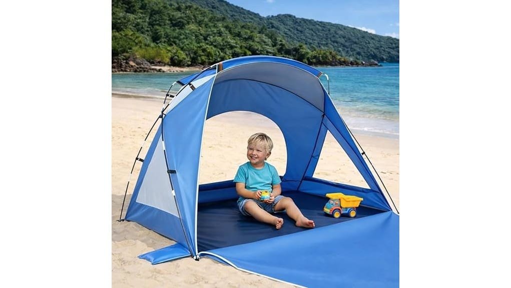 lightweight uv protective pop up shelter