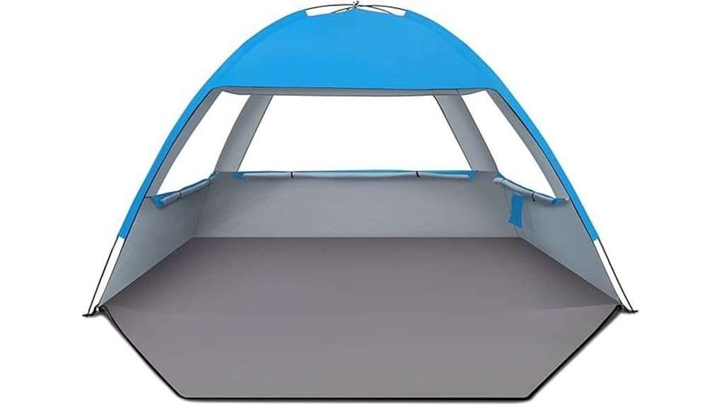 lightweight uv protective pop up shelter