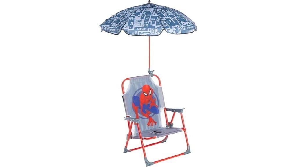marvel spider man kids beach chair