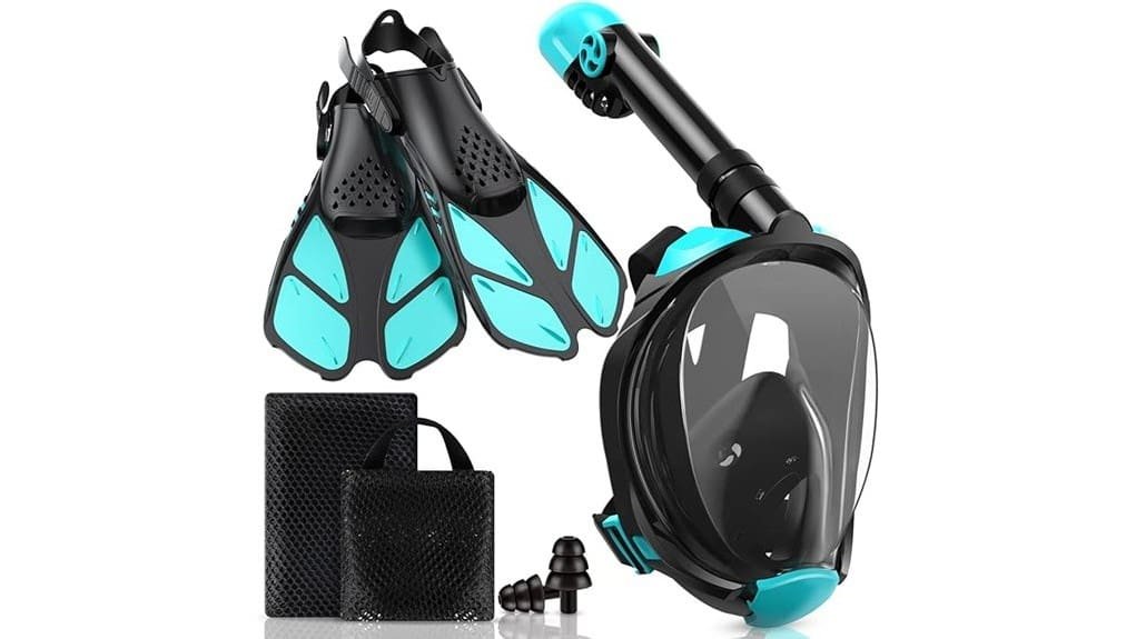 mask fins snorkel gear review